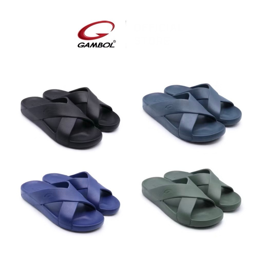 รองเท้าแตะสวมชายหญิง แกมโบล SLIDE CROSS  รุ่น GM42228 / GW42228 Size 36-44