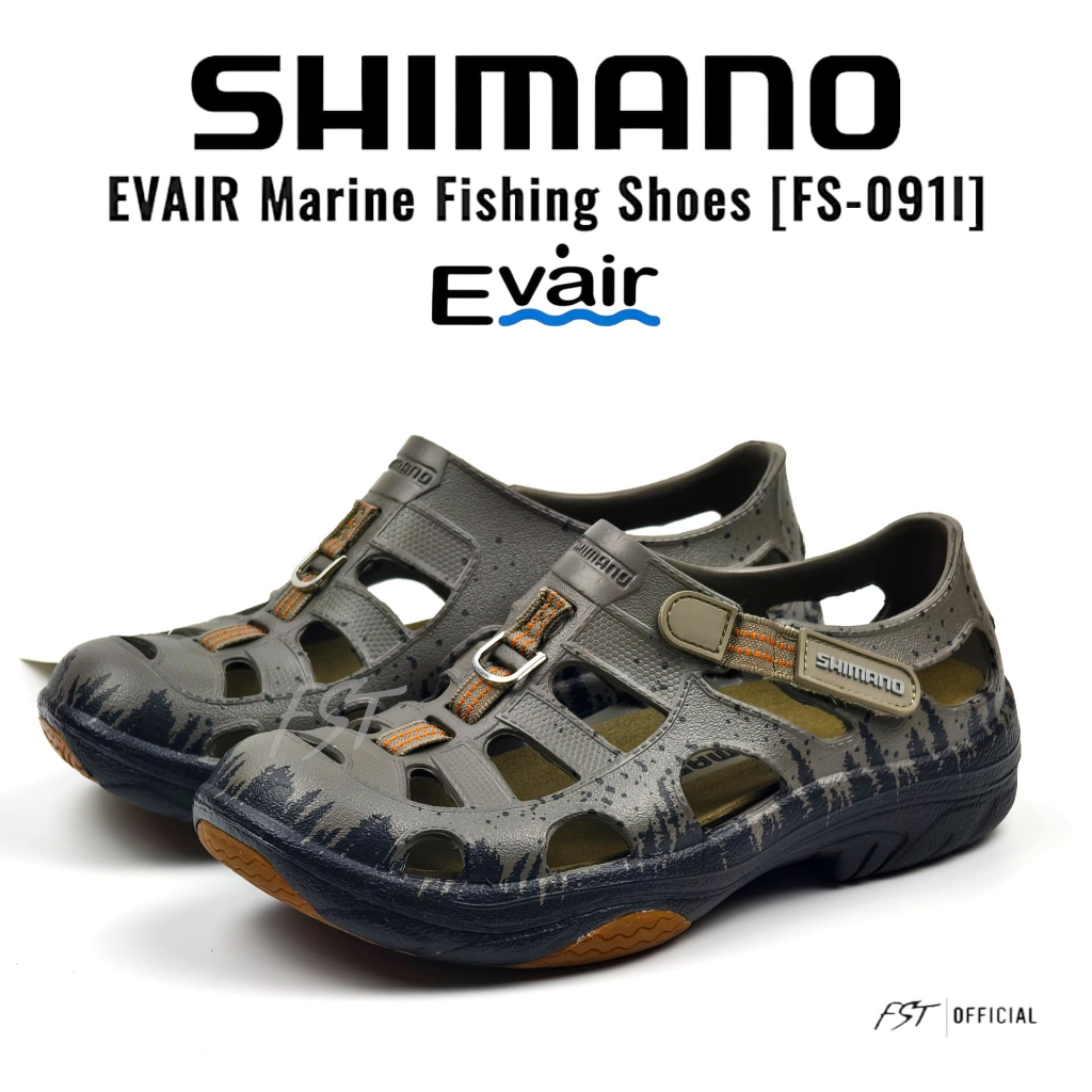 รองเท้าแตะยาง Shimano - Evair Shoes สำหรับตกปลา