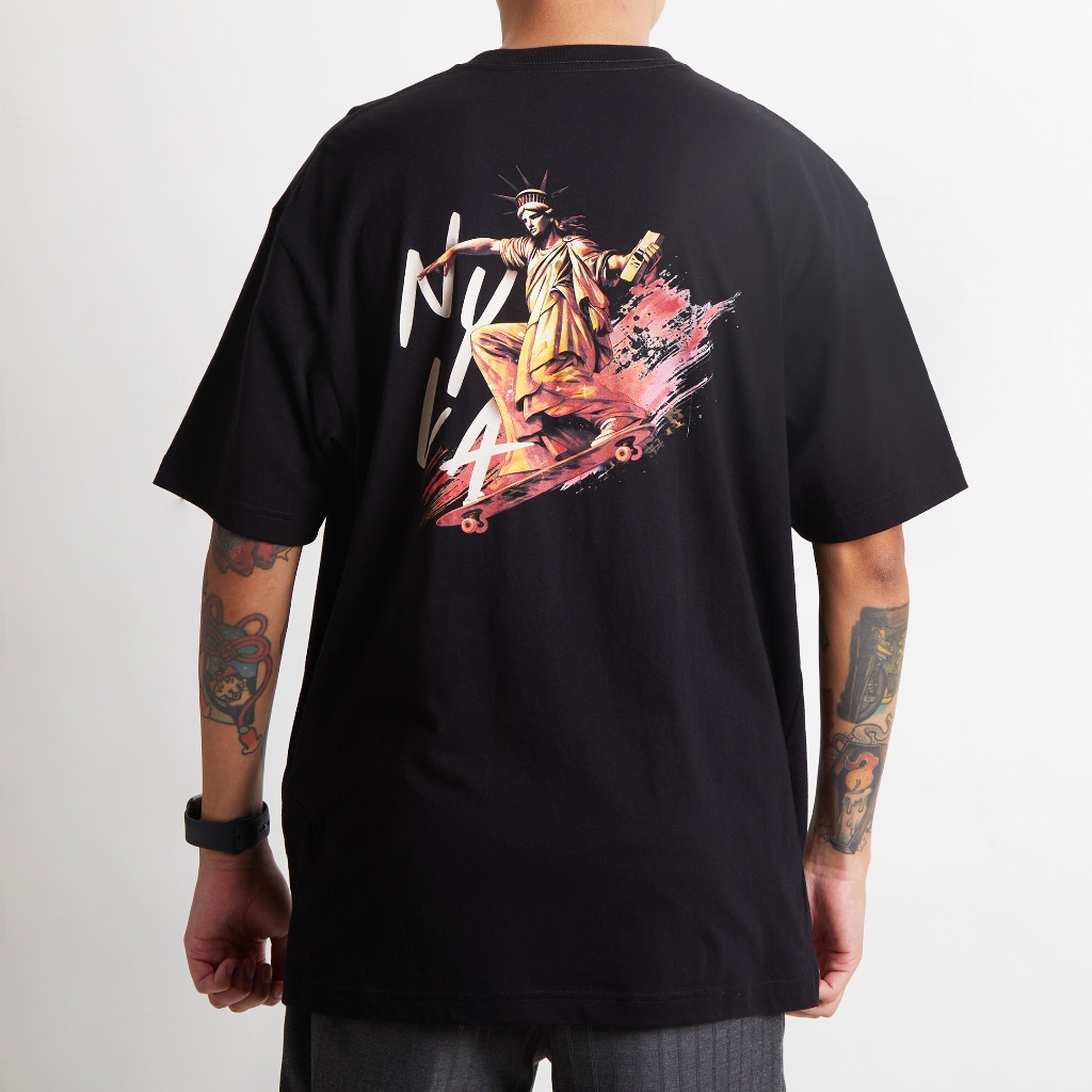 NYLA เสื้อยืดผู้ชาย LIBERTY SKATE S/S TEE