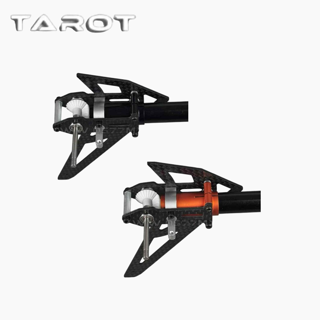 Tarot 450 Pro Metal Tail Box Set  Silver & Orange