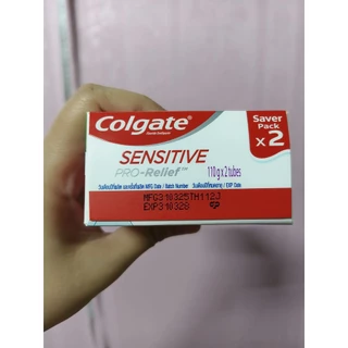 Colgate ยาสีฟัน คอลเกต เซนซิทีฟ โปรรีลีฟ แพคคู่ รวม 220 กรัม