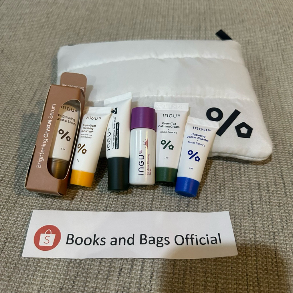Ingu skincare travel set + กระเป๋า