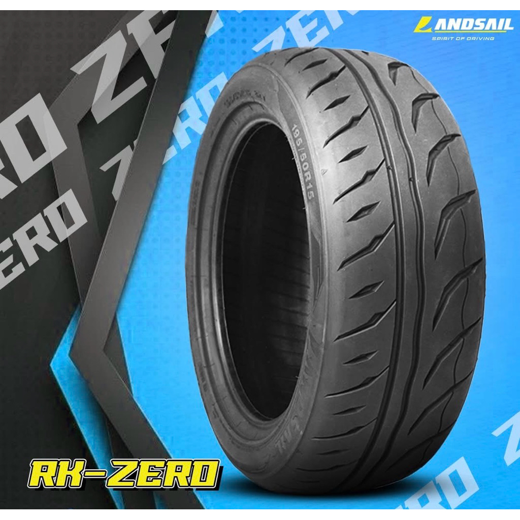 ( 1เส้น ) ปี25 LANDSAIL RS009 , RK007 , RK-zero ขอบ15 ยางใหม่