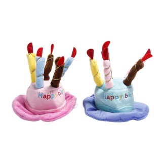 PP-056 หมวกวันเกิดสัตว์เลี้ยง 🎉 หมวก Happy Birthday สำหรับน้องหมา น้องแมว