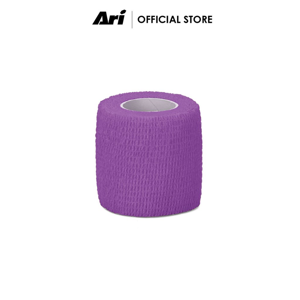 ARI COHESIVE SPORTS TAPE - PURPLE (AHW1240-10) เทปผ้าล็อค อาริ 2 นิ้ว สีม่วง