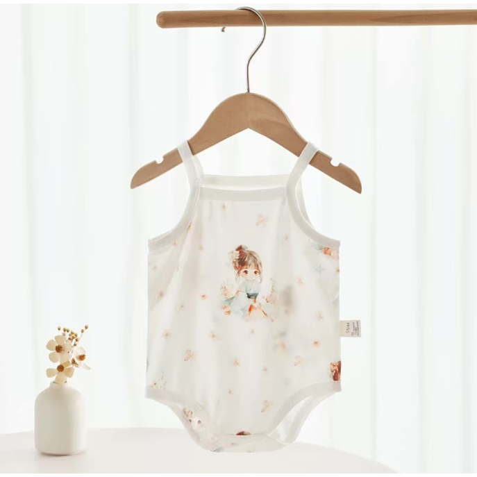 100% ใหม่ Baby Girl Suspsend Jumpsuit รูปที่ 5
