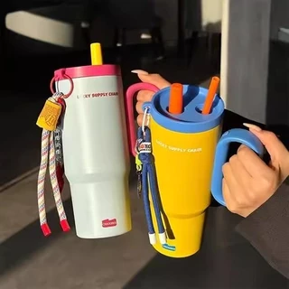 【ONDA】750ml มมลแก้วเก็บความเย็นสีมาการองจุขนาดใหญ่แก้วเก็บความเย็นี สแตนเลส 316 เเก็บร้อน-เย็นได้นาน