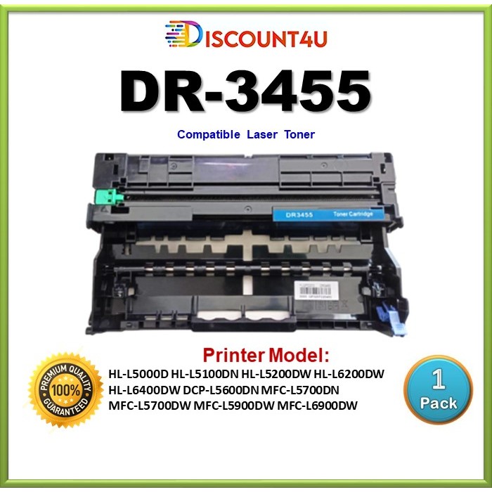 ตลับชุดดรัมเลเซอร์ DR-3455 - DR3455  สำหรับเครื่อง HL-L5000D HL-L5100DN HL-L5200DW HL-L6200DW HL-L64