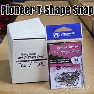 [ ของแท้ ]  กิ๊ฟตกปลา PIONEER ROLLING SWIVEL รุ่น T-SHAPE SN…