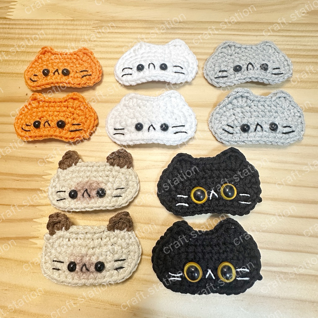 กิ๊บติดผมไหมพรม รูปตุ๊กตาน่ารัก งานแฮนด์เมด ราคาต่อ 1 คู่