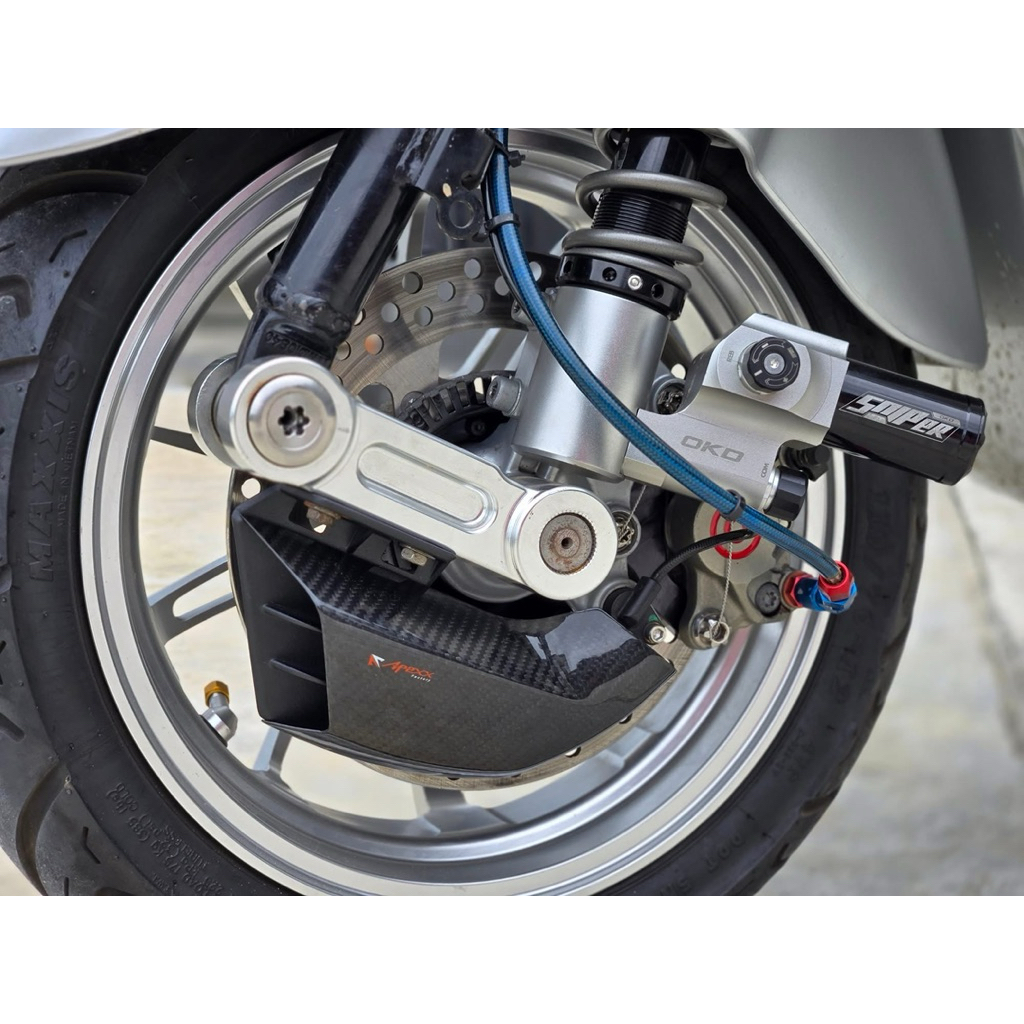 APEXX Factory 🇹🇼 ดักลม Vespa Sprint / Primavera / GTS / GTV ใส่กับอาร์มหน้า 1O1 Factory, TR Factory,