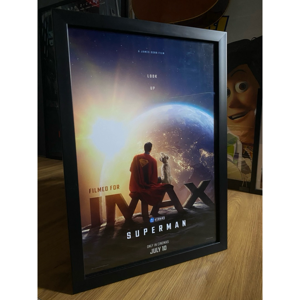 IMAX SUPERMAN 2025 โปสเตอร์ IMAX พร้อมกรอบ