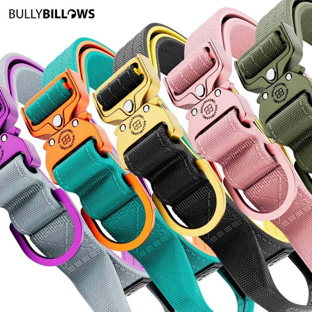 BullyBillows ปลอกคอสุนัข 4cm LIGHTER Combat® Collar | With Handle & Rated Lightweight Clip