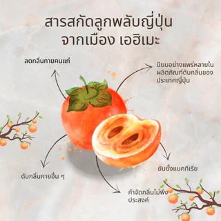 แชมพูลดกลิ่นคนแก่ กลิ่นติดหมอน หลังใบหู หนังศีรษะเหม็น ยาสระผมดับกลิ่นแรง ลูกพลับญี่ปุ่น pH5 Balansy 30+