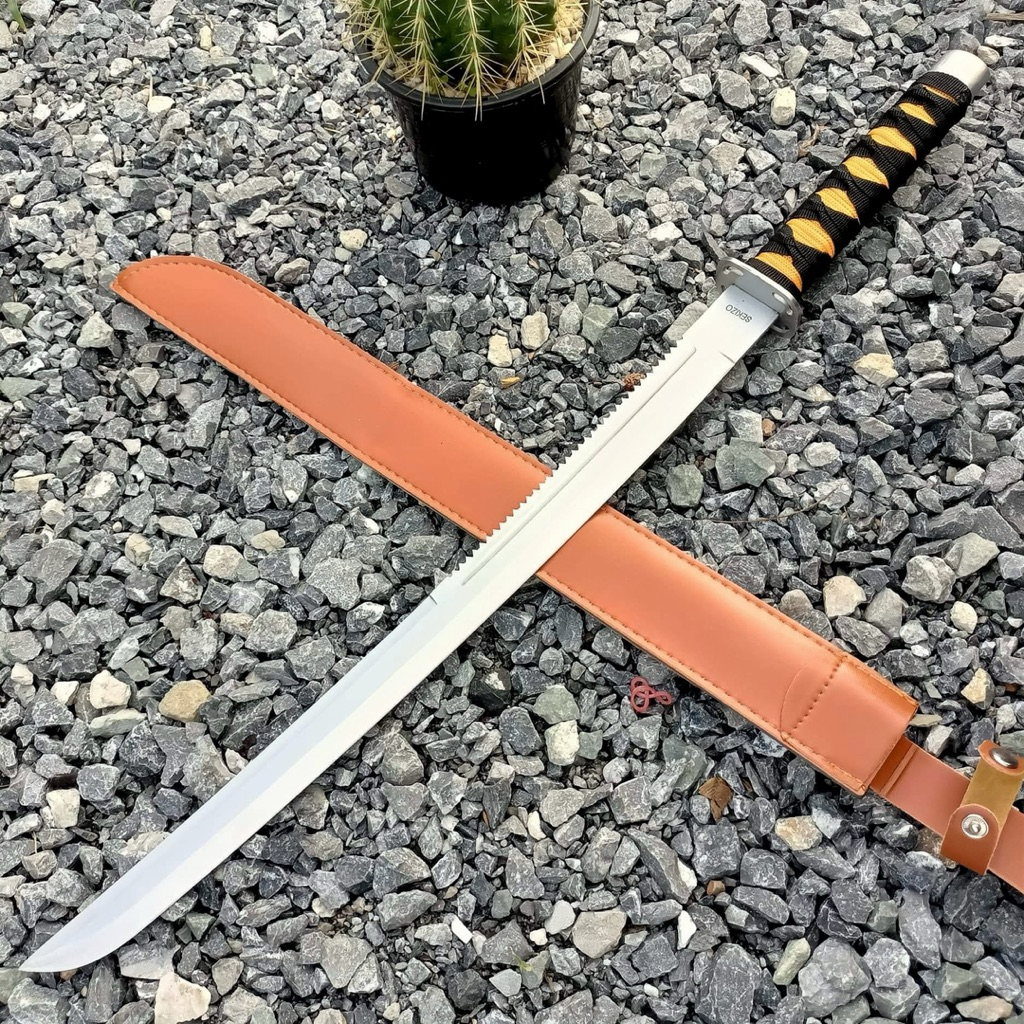 มีซามูไร มีดเดินป่า มีดทำครัว SAMURAI ขนาด 70 cm แข็งแรง น้ำหนักพอดีมือ มีสินค้าพร้อมส่ง