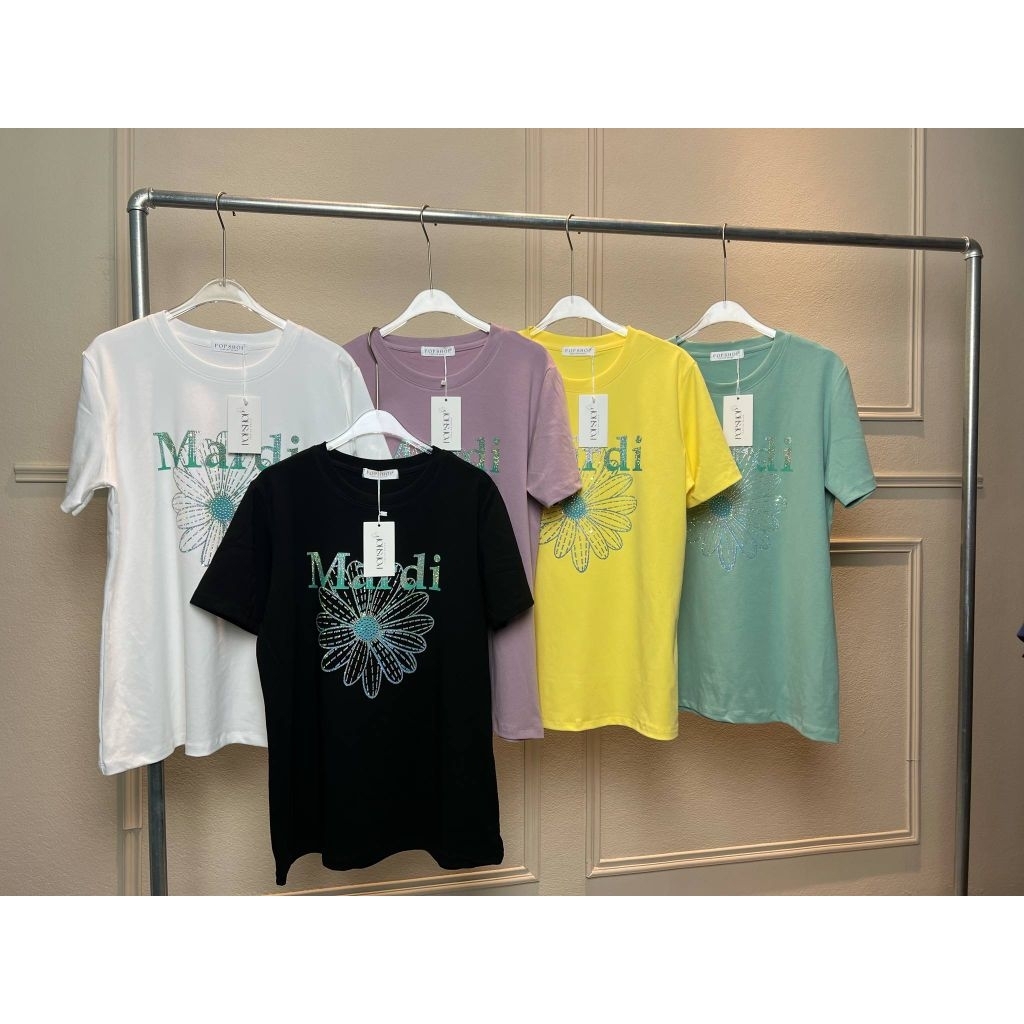 Big Size เสื้อไซส์ใหญ่ ป้ายPOPSHOP รุ่น มาดิ  อก40"-46" P09