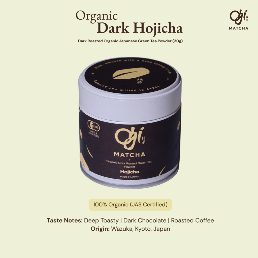 [Ogi] ผงโฮจิฉะ Dark Hojicha (JAS Organic)🤎ขนาด30กรัม