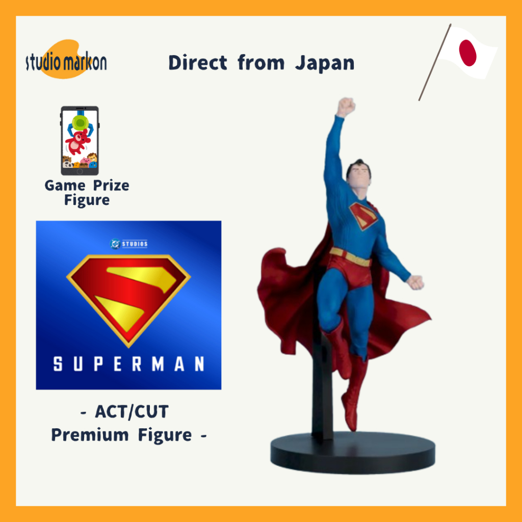 SEGA SUPERMAN  ""ACT/CUT Premium Figure"" SUPERMAN Figure 20250725 [Direct from Japan]