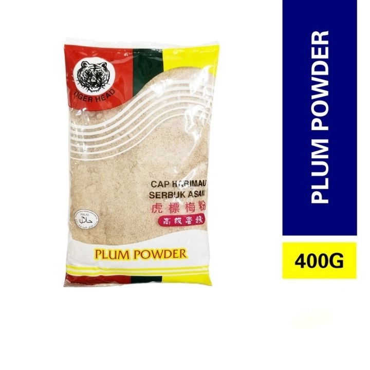ผงบ๊วยล้วน​ ตราเสือ​ ขนาด​400กรัม​ Plum​ Powder​ สินค้านำเข้า
