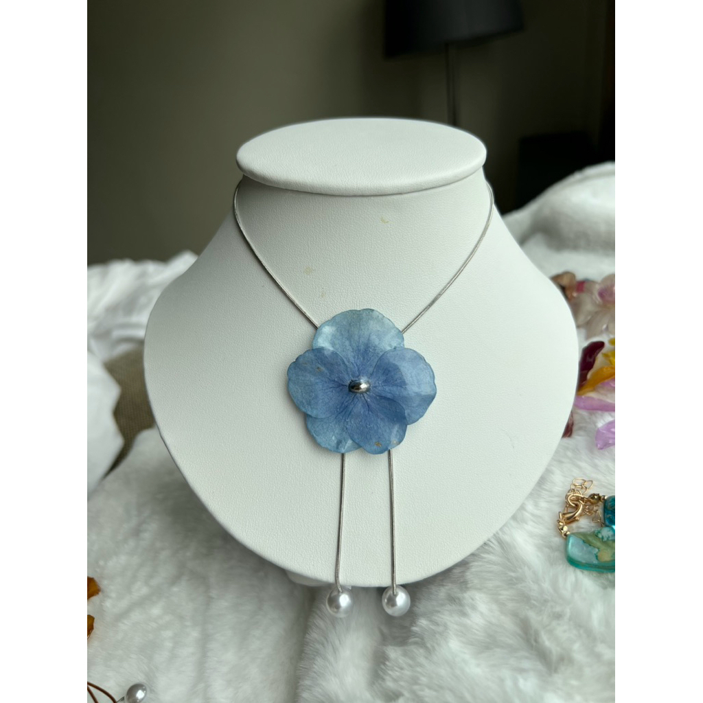 สร้อยดอกไฮเดรนเยียสีฟ้า - รูปที่ 2