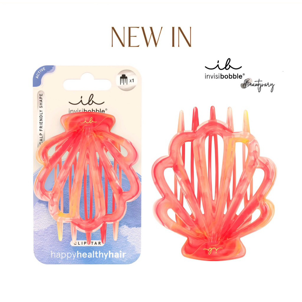 ใหม่ล่าสุด🎉 INVISIBOBBLE กิ๊บติดผม CLIPSTAR L Coral Hug (1 เซ็ต บรรจุ 1 ชิ้น)