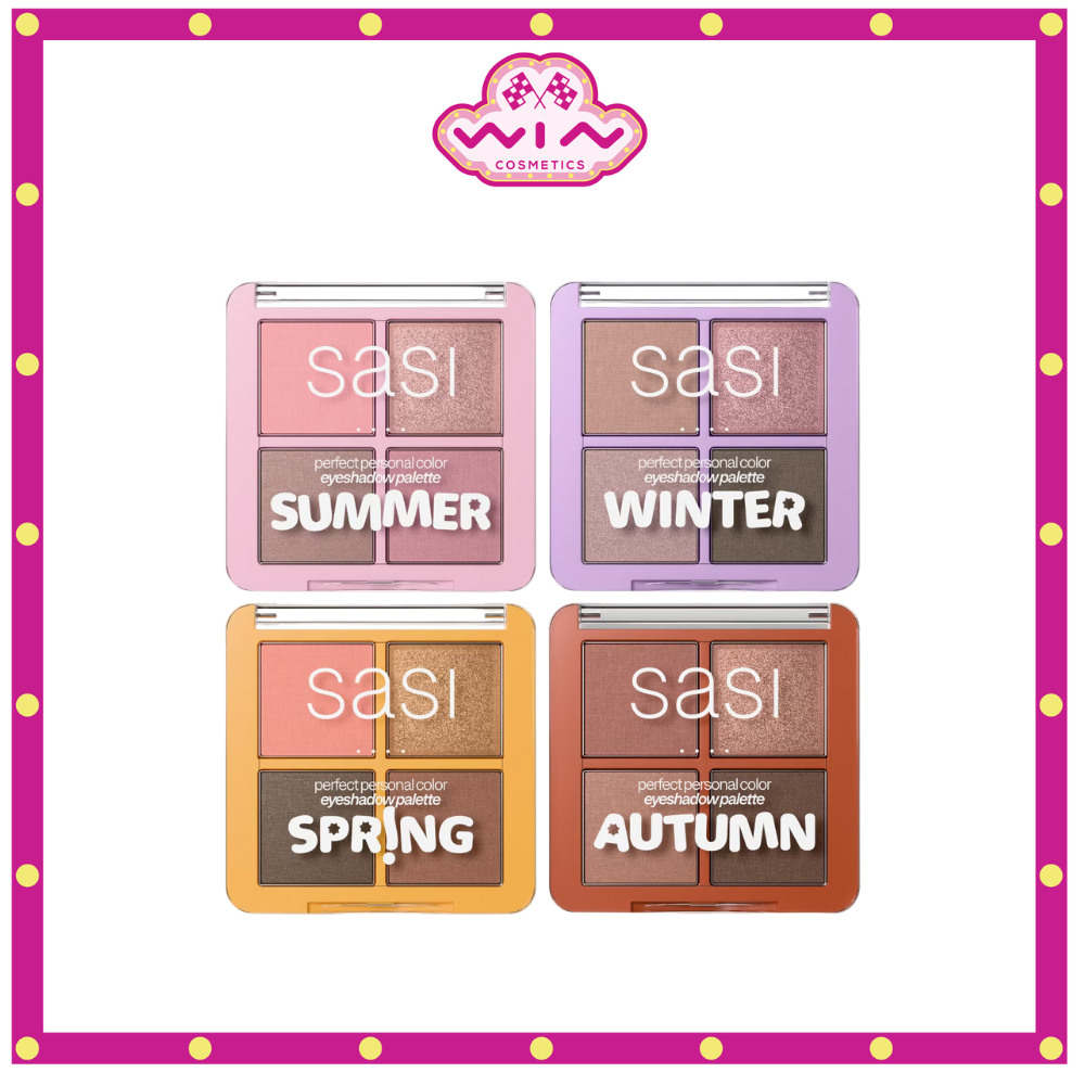 Sasi Perfect Personal Color Eyeshadow Palette ศศิ เพอร์เฟกต์ เพอร์ซันนอล คัลเลอร์ อายแชโดว์ พาเลต 8ก.