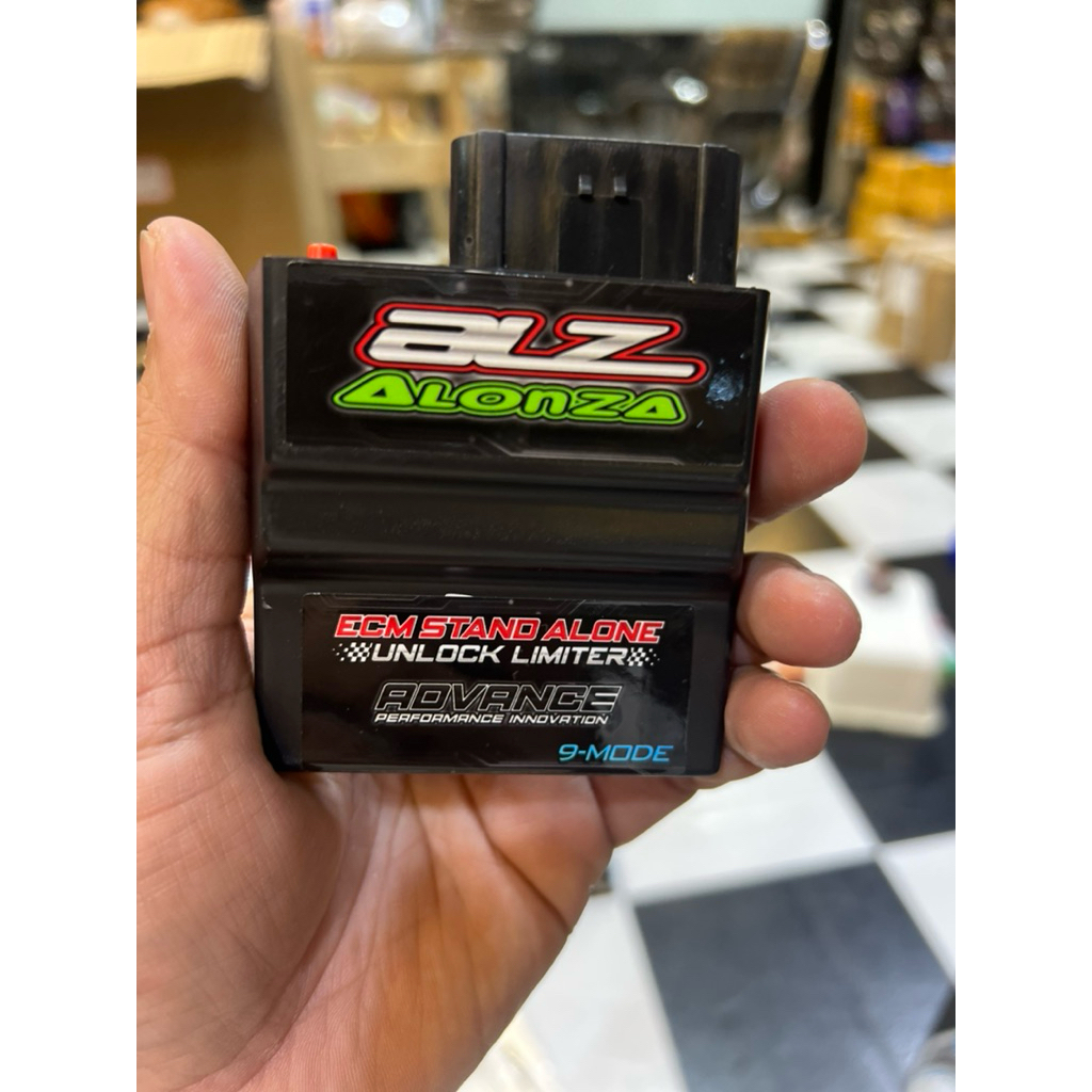 กล่องแท้ Alonza s4 ปรับจูน  9 โหมด ตรงรุ่น wave110i-125i msx125ปรับหัวฉีดได้8เบอร์ ปลดรอบ14000Rpm แปลงใส่s4 w125บังลมได้