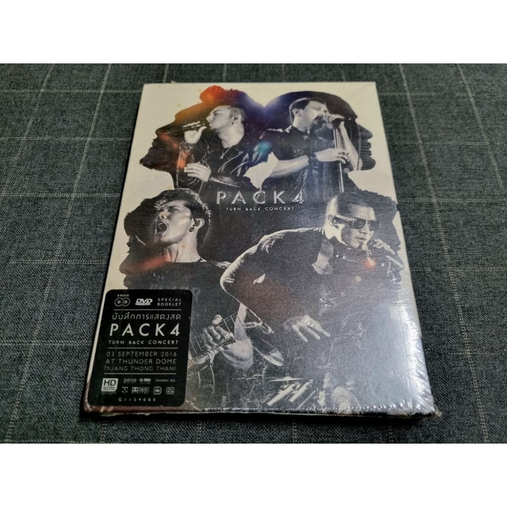 DVD คอนเสิร์ตรวม 4 วงร็อคสุดมันส์ ''PACK 4 TURN BACK CONCERT"