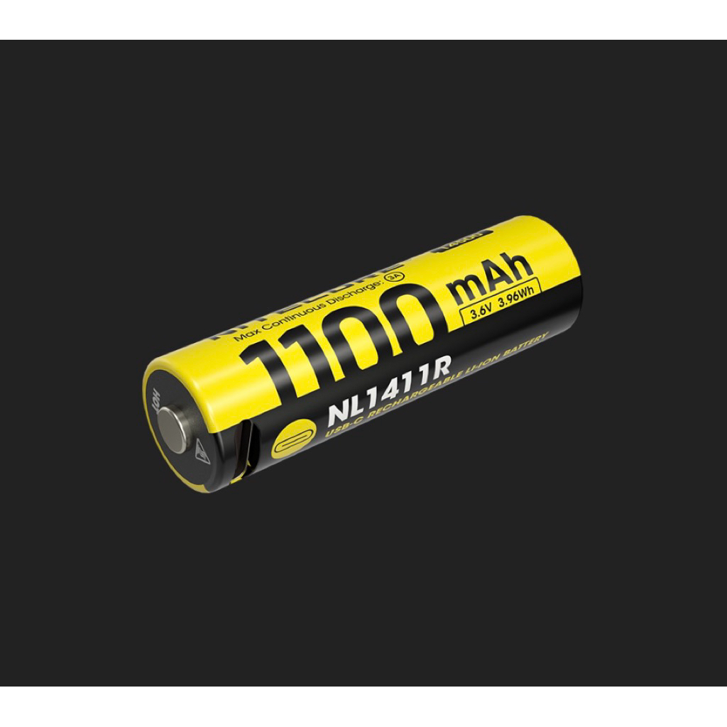 ถ่านไฟฉายNitecore NL1411R USB-C Rechargeable ของแท้