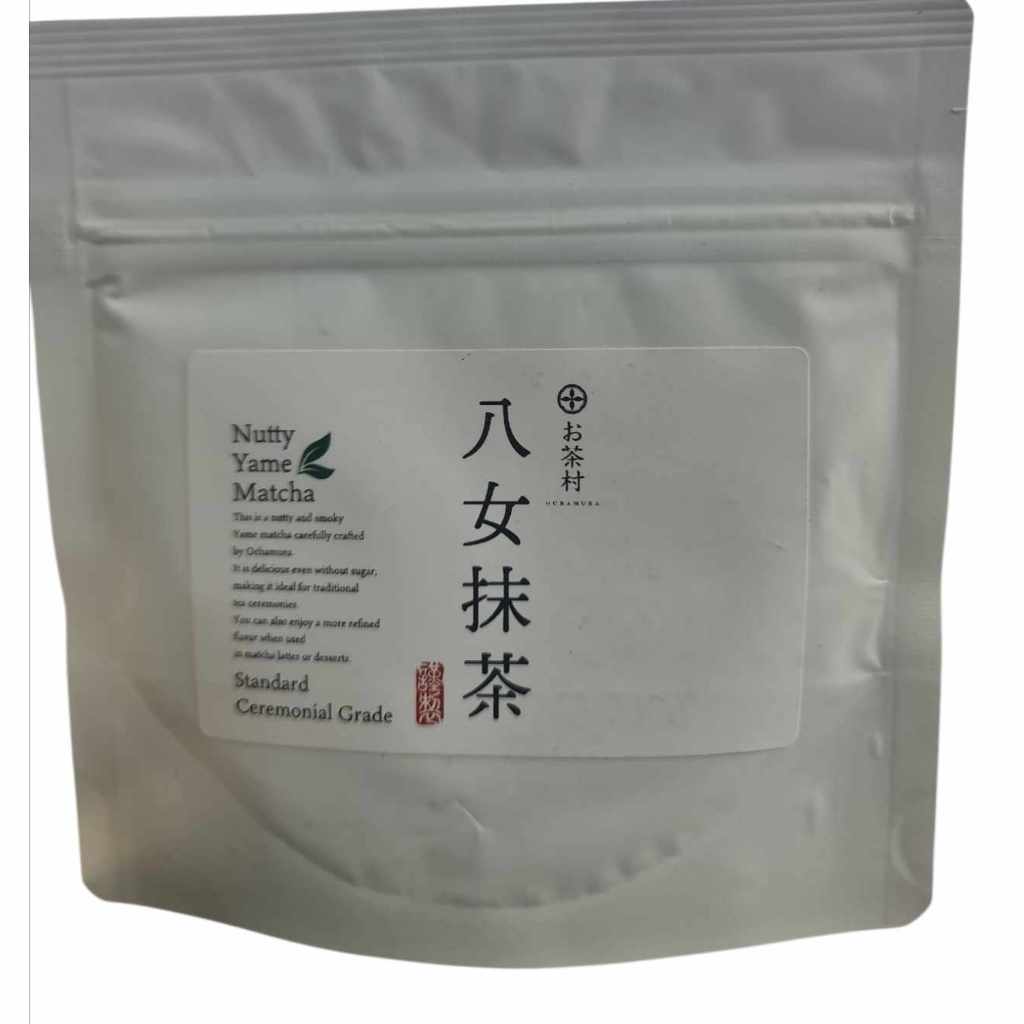 มัทฉะ Ochamura tasty Yame Matcha Powder Ceremonial Grade bag/40g Fukuoka สินค้าพร้อมส่ง