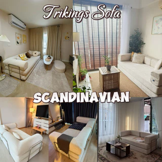 【Thailand Ready Stock】Trikings compression sofa โซฟาพับเก็บได้ โซฟาเตียงนอน โซฟาหลายฟังก์ชัน โซฟาดูดวิญญาน
