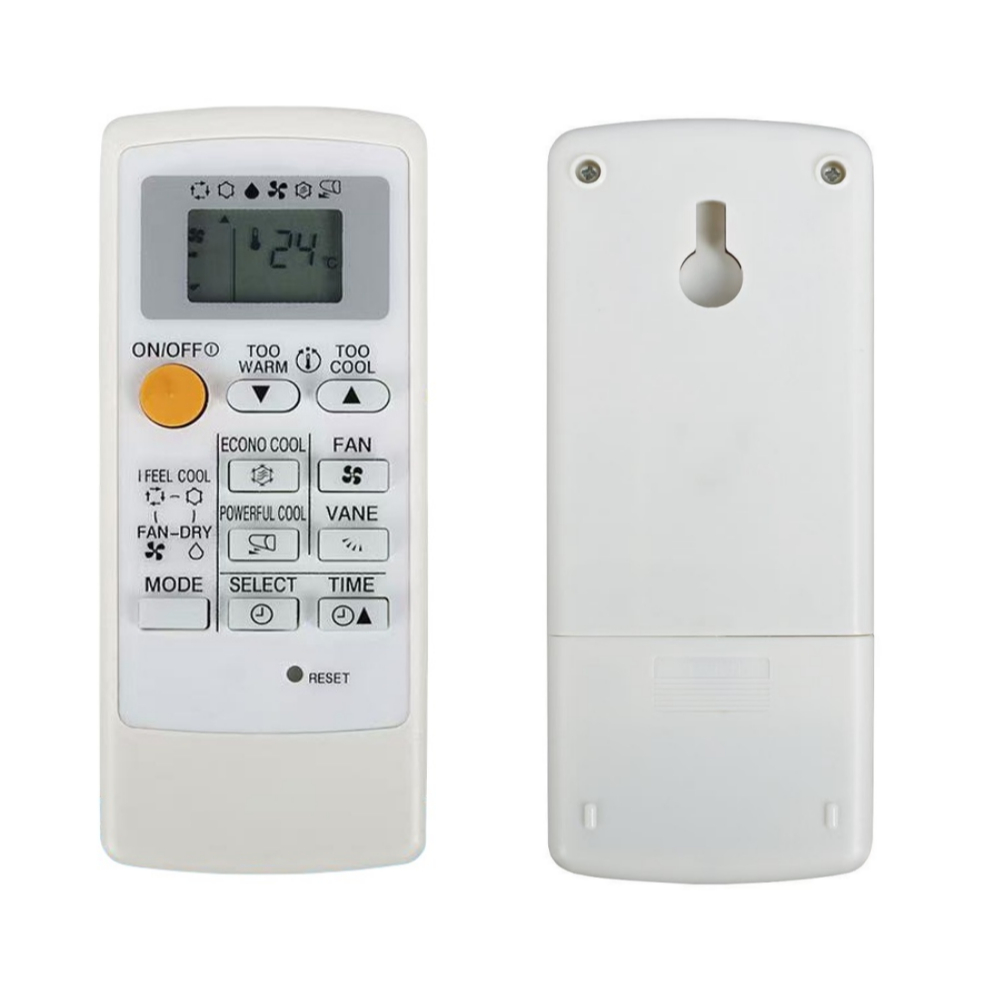 รีโมทแอร์​ มิตซูบิชิ​ รุ่น​ MP04A ขอบจอสีเงิน และรุ่นอื่นๆ