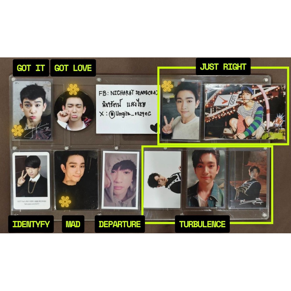 Jinyoung Got7 Photocard official