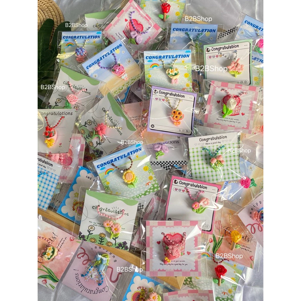 พร้อมส่ง ของขวัญปัจฉิม congratulations น่ารัก ราคาถูก