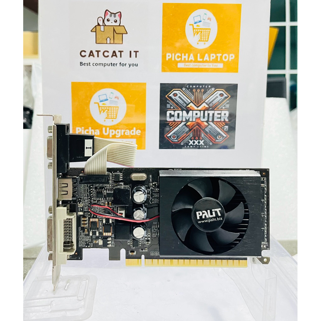 Palit GeForce610 1GB 2GB GDDR3 HDMI VGA DVI มือสอง แรงกว่ส GT210 60%(คลัง5)