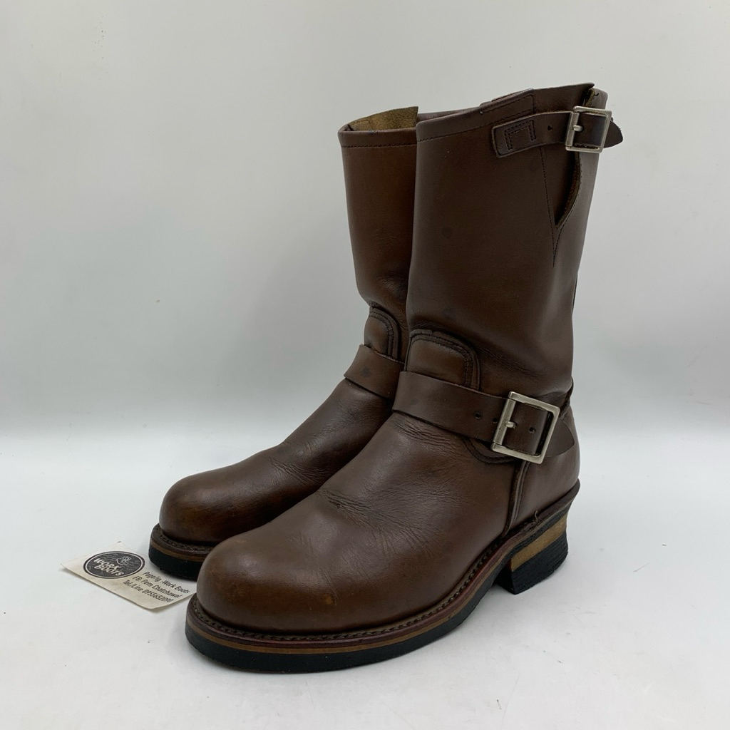 Vtg 90's Redwing 8272 engineer boots 23.5cm