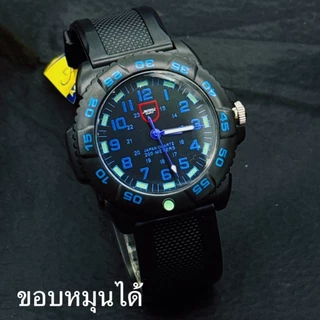 AOPOL (639) นาฬิกาข้อมือผู้ชาย ขอบหมุนได้ พรายน้ำ กันน้ำ100%