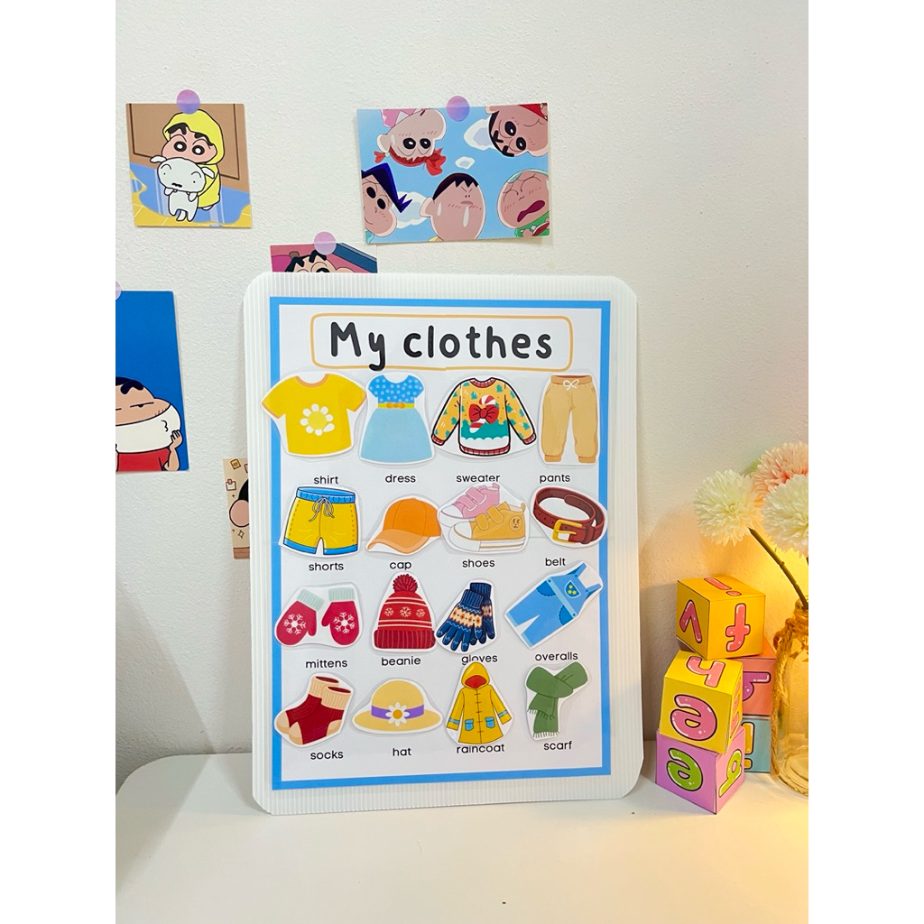 สื่อการสอน my clothes