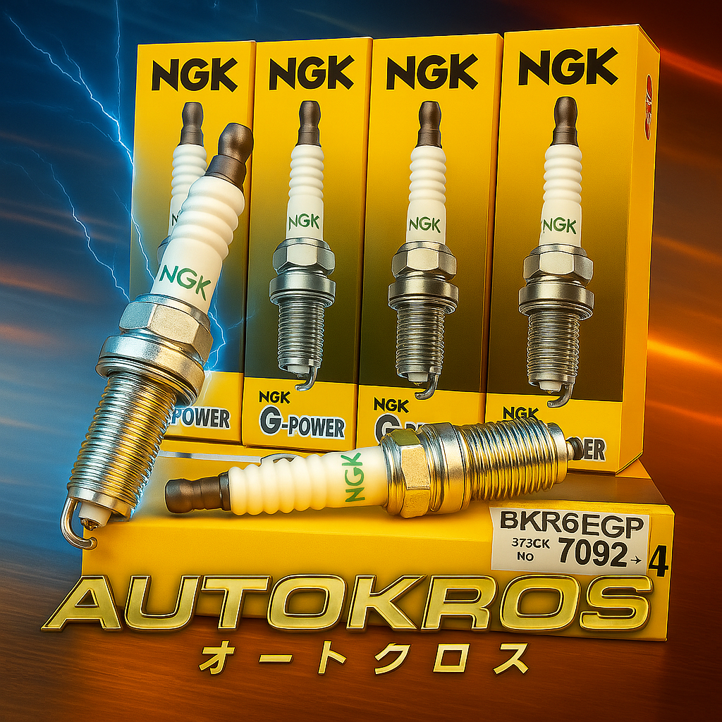 NGK โคตรแท้ 💯% หัวเทียนเข็ม เกรดแพลตินั่ม BKR6EGP / BKR5EGP แพ็คละ 4 ตัว ลิขสิทธิ์แท้ 100%