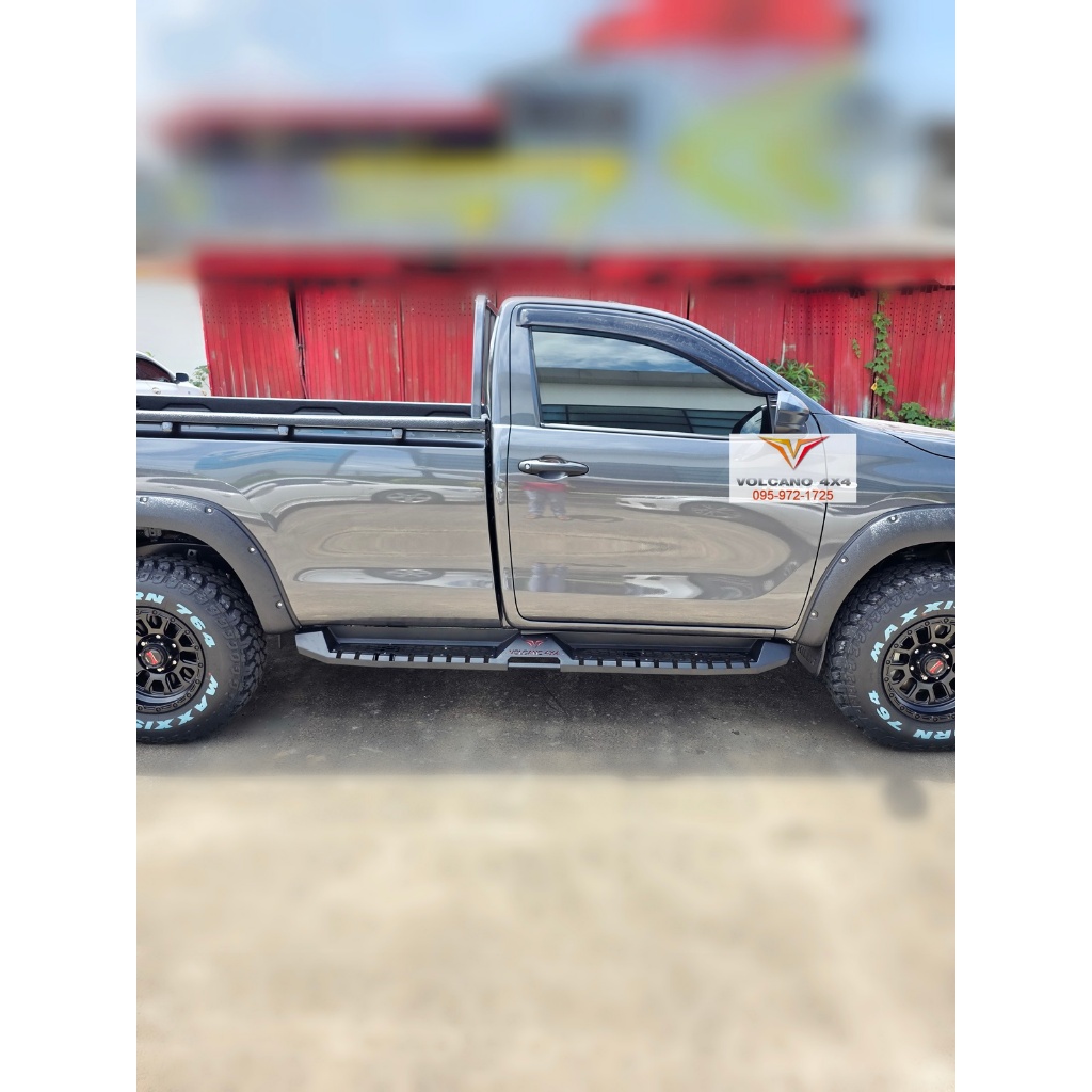 บันไดข้างออฟโรดสไตล์ GR มีสำหรับรถกระบะทุกรุ่น บันไดข้างอ๊อฟโพสต์แบบหลุมเหยียบ GR style off road 4×4 side step
