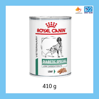 Royal Canin diabetic can dog food อาหารสุนัข อาหารสุนัขที่เป็นเบาหวาน กระป๋อง x 12 กป