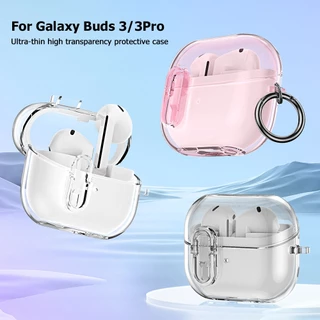 🔥ส่งจากไทย🔥ใช้ได้กับเคสป้องกัน Samsung Buds3pro, เคสหูฟังแบบใสล็อค Galaxy Buds 3, เคสป้องกัน buds3