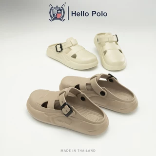 Hello Polo รองเท้าแตะผู้หญิง รองเท้าแตะส้นแบน UNISEX พื้นหนา กันลื่น พื้นนุ่มมาก ลำลอง แฟชั่น สะดวกสบายทุกฤดู HP8049
