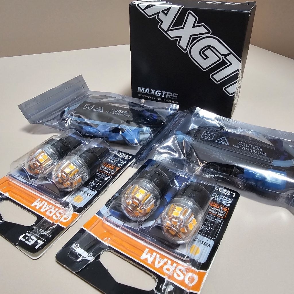 Osram หลอดไฟเลี้ยว LED T20 (4 หลอด) พร้อม Canbus มือสองของแท้