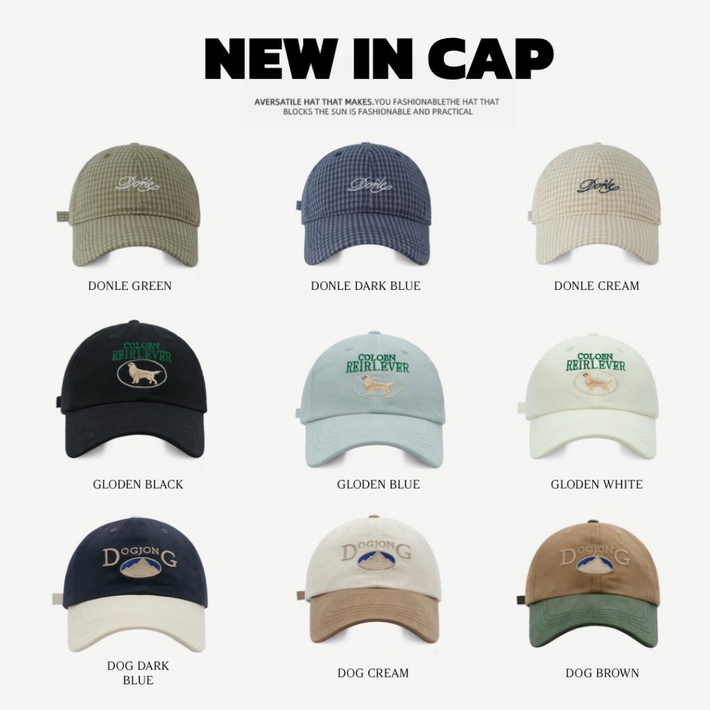 the blue boxford - caps set 5 หมวกเบสบอล
