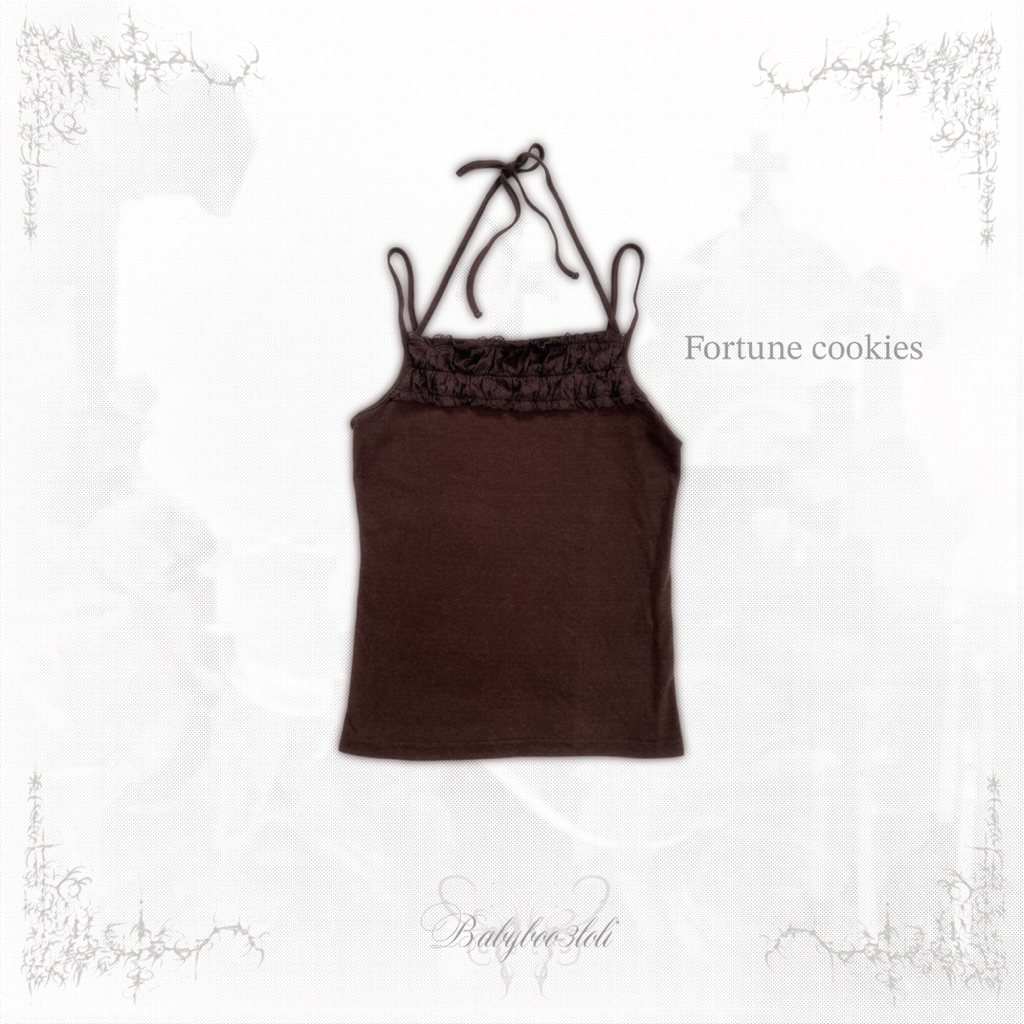 เสื้อสายเดี่ยวผูกคอ | b: Fortune cookies