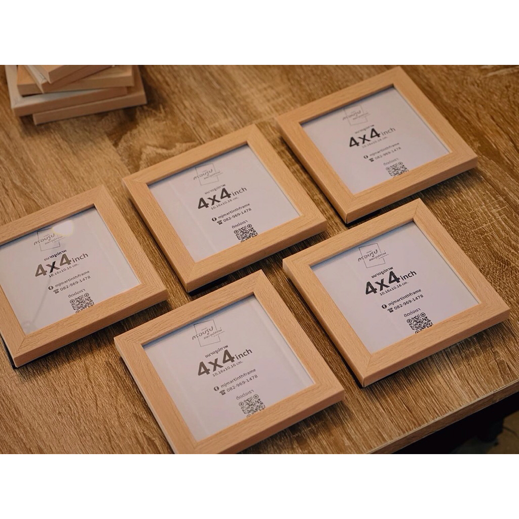 กรอบรูปมินิมอล ขนาด 4x4 นิ้ว •MJMARTINTH FRAME•MINIMAL PHOTO FRAME