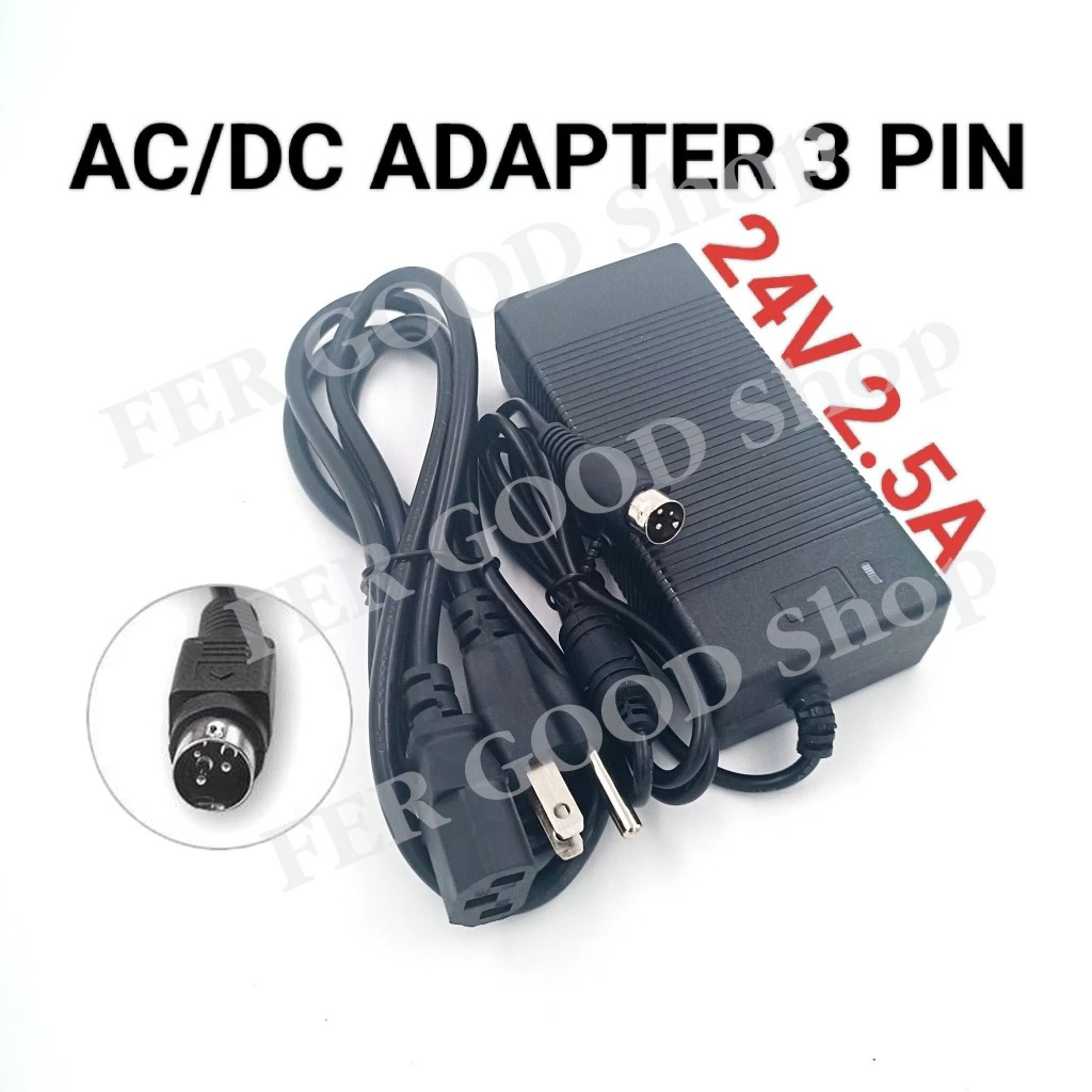 อะแดปเตอร์ Printer Barcode Labels 3Pin Printer Epson Tm Series Xprinter ใช้กับเครื่องพิมพ์ใบเสร็จ