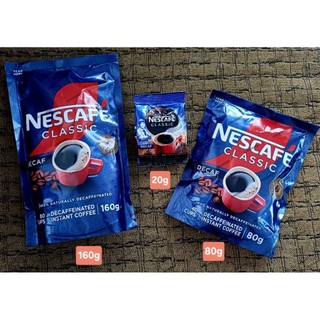 ☕️Nescafe Decaf💙 3 ขนาด 20g 80g 160g Non Caffeine Coffee เนสคาเฟ่ กาแฟดีแคฟ เนสกาแฟ ดีคาฟ กาแฟไม่มีคาเฟอิน