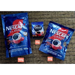 ☕️Nescafe Decaf💙 3 ขนาด 20g 80g 160g Non Caffeine Coffee เนสคาเฟ่ กาแฟดีแคฟ เนสกาแฟ ดีคาฟ กาแฟไม่มีคาเฟอิน